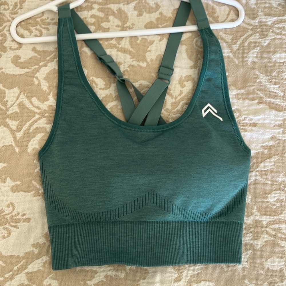 Classic mineral green oneractive bra
